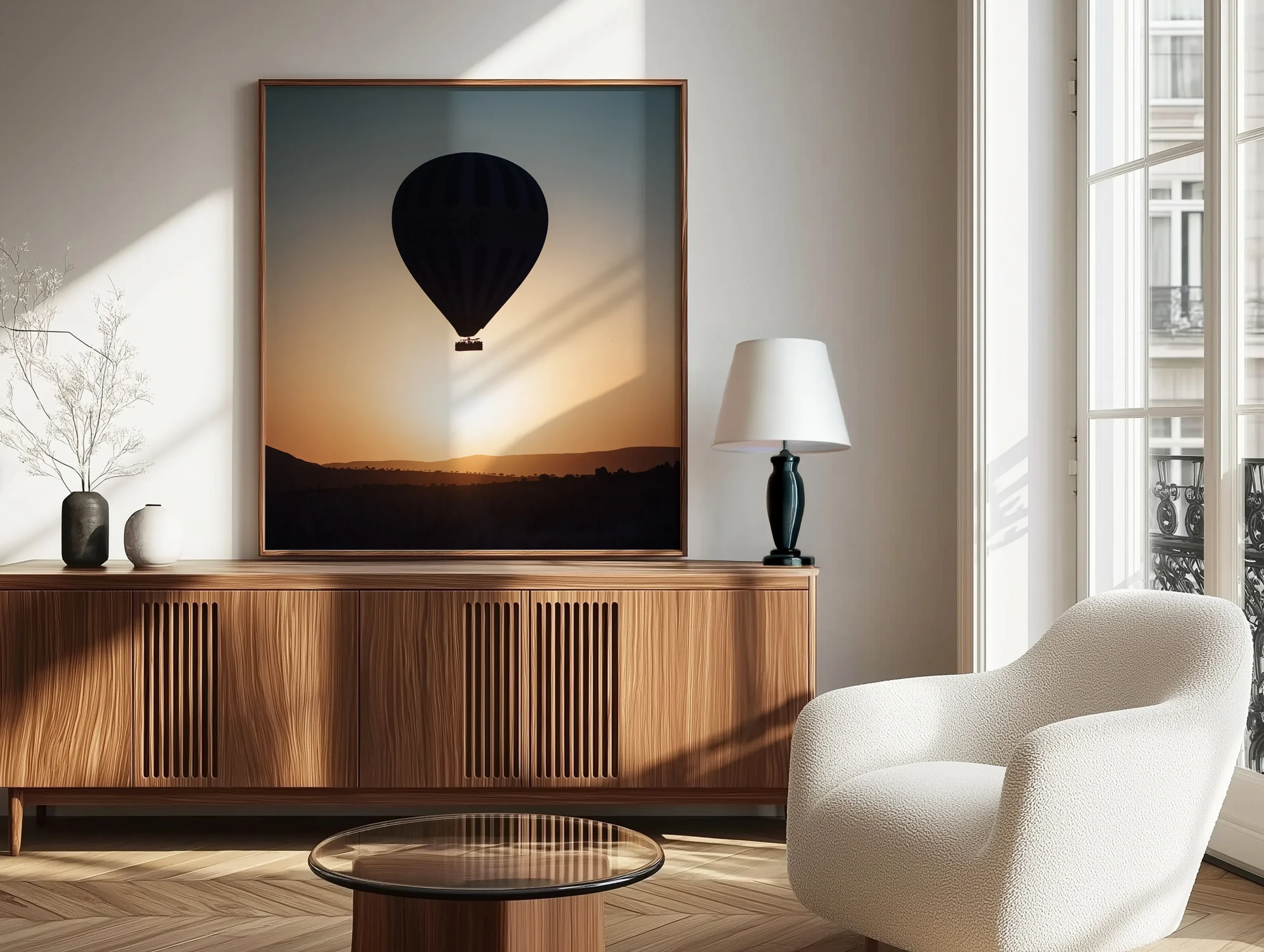 Tableau de la Cappadoce au-dessus d