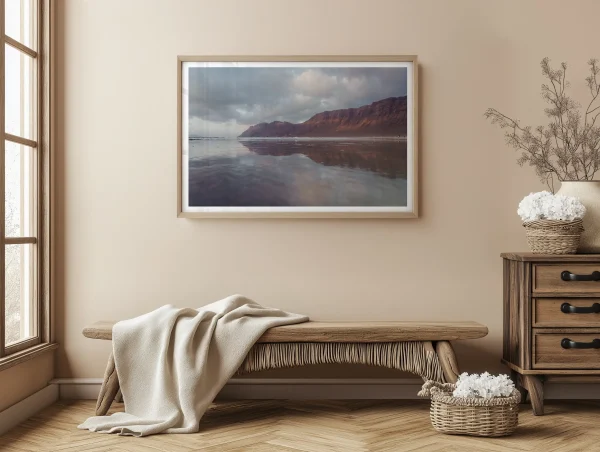 tableau de plage de famara