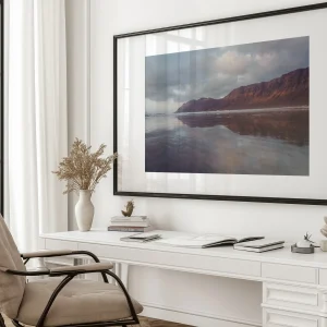 photographie d'art de la plage de famara